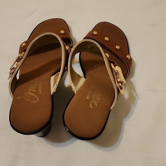 Onex Penelope Slide Brown Size 6 - Picture 2 of 10